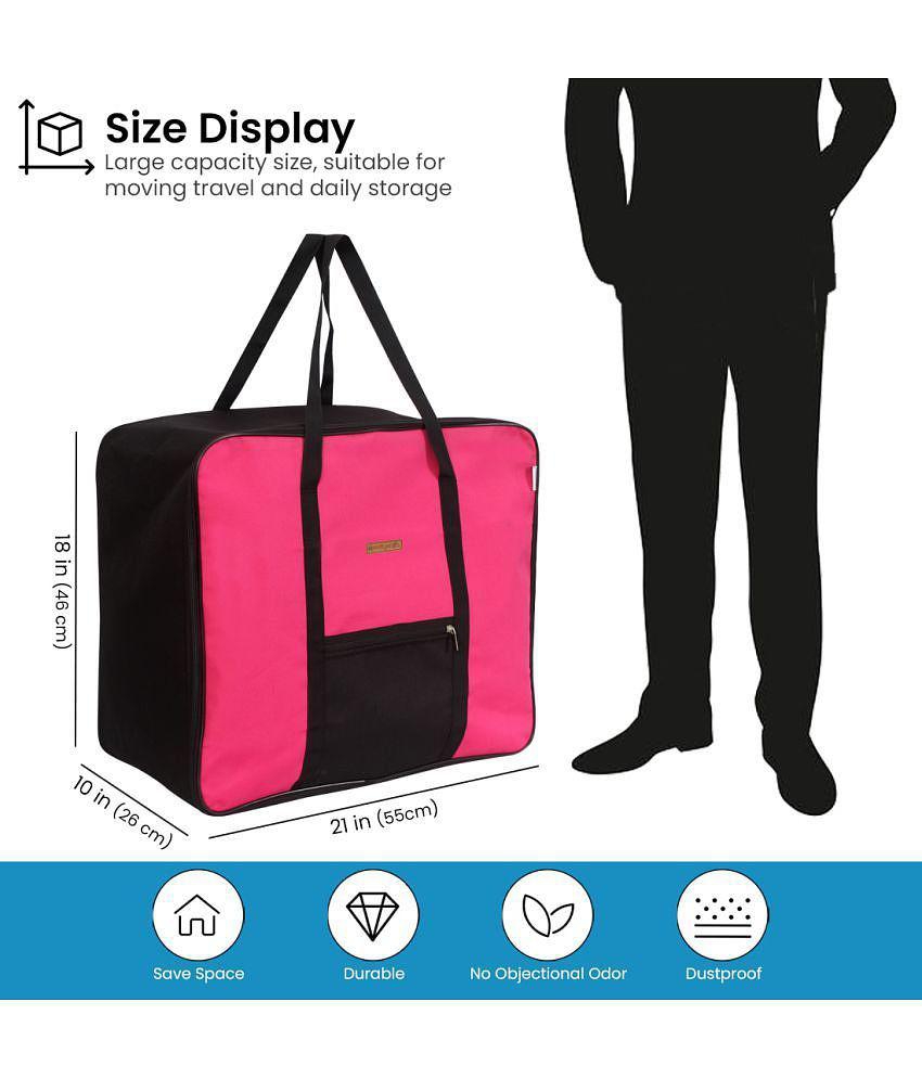 Latest Men PrettyKrafts - Pink Nylon Storage Bag & Trunk - Pink 2025 at ShopCircuit | ONDC