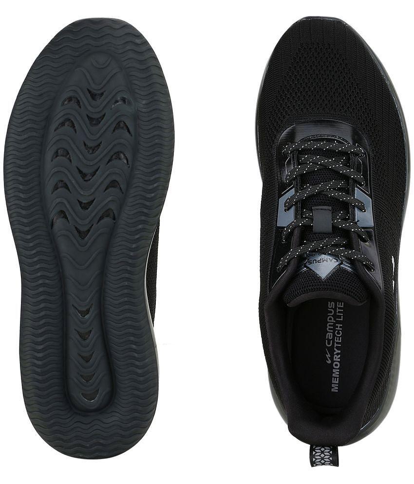 Campus ARTEMIS Black Running Shoes - 9, Black