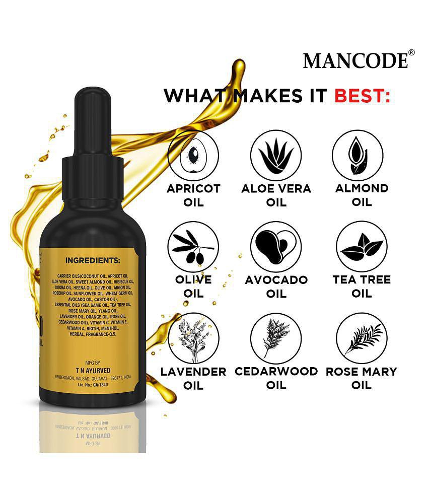 Mancode Beard Growth Oil 50 ml Pack of 1