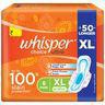 Whisper Choice Ultra Sanitary Pad - With Fresh Flower Scent, Protects From Stains, XL, 6 pcs