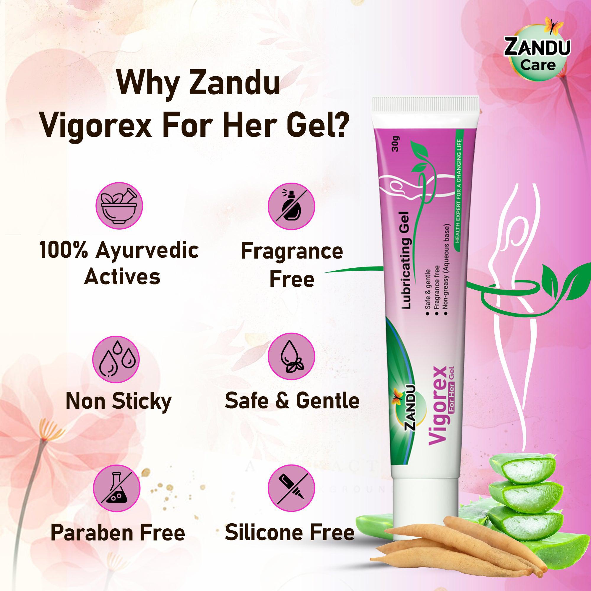 Zandu Vigorex For Her Gel (Pack of 2)