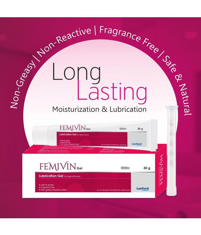 Leeford Femivin Lubrication Gel for Vaginal Dryness 30g Pack of 4