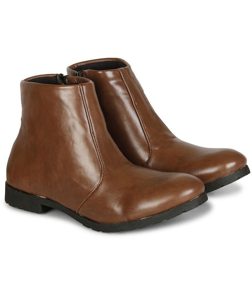 Ishransh - Brown Women's Ankle Length Boots - None