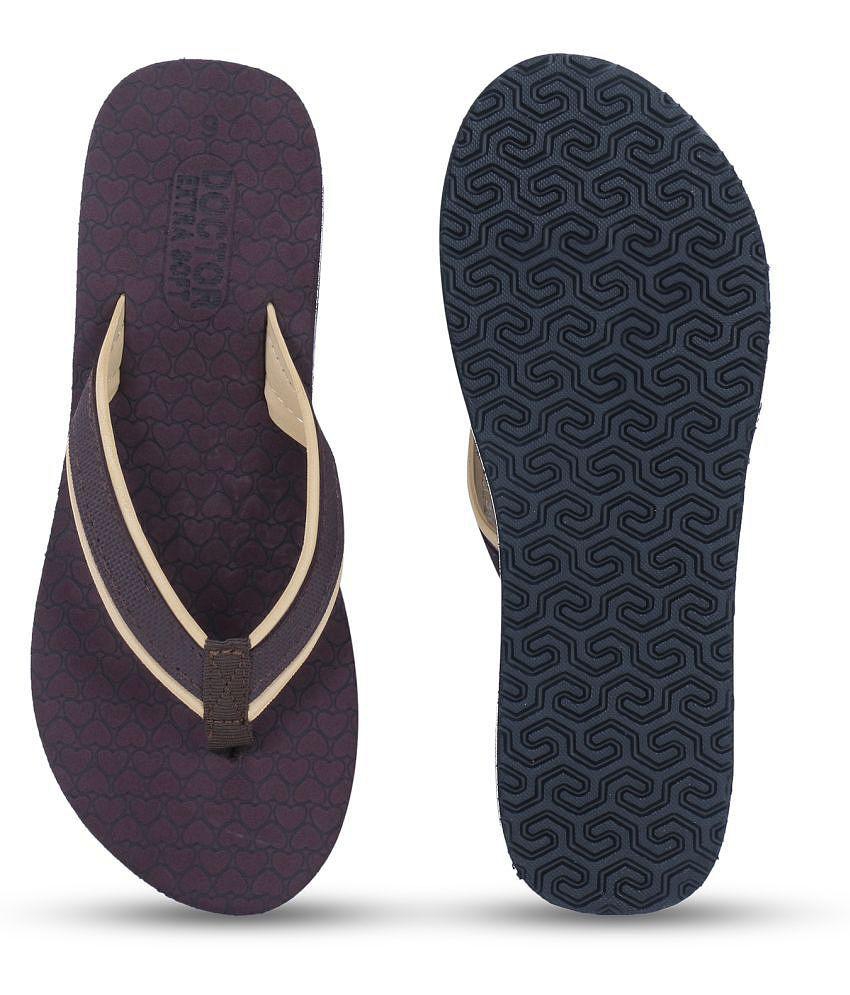 DOCTOR EXTRA SOFT - Brown Women''s Slipper - None