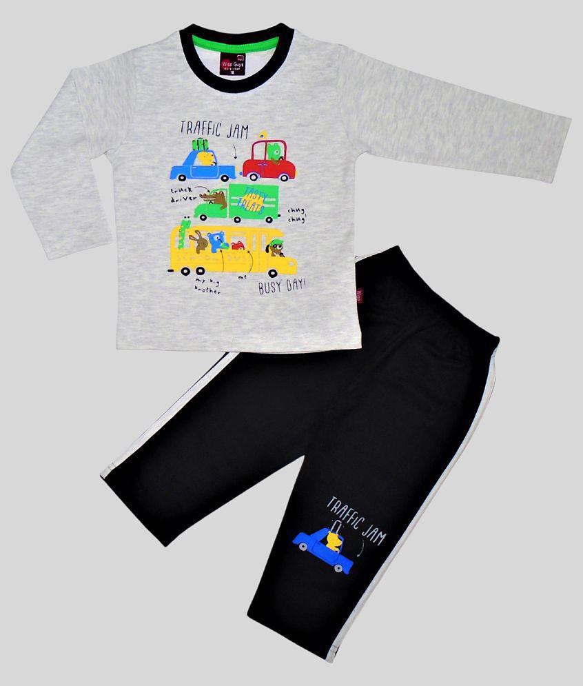 Wise Guys Baby Boys Top & Bottom Set - None