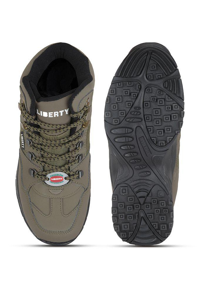 Trendy Women Liberty - Green Men's Hiking & Trekking Boots - None 2025 at ShopCircuit | ONDC