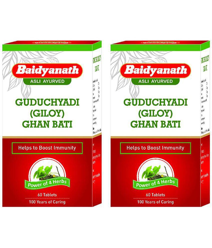 Baidyanath Guduchyadi Ghan Bati Tablet 60 no.s Pack Of 2