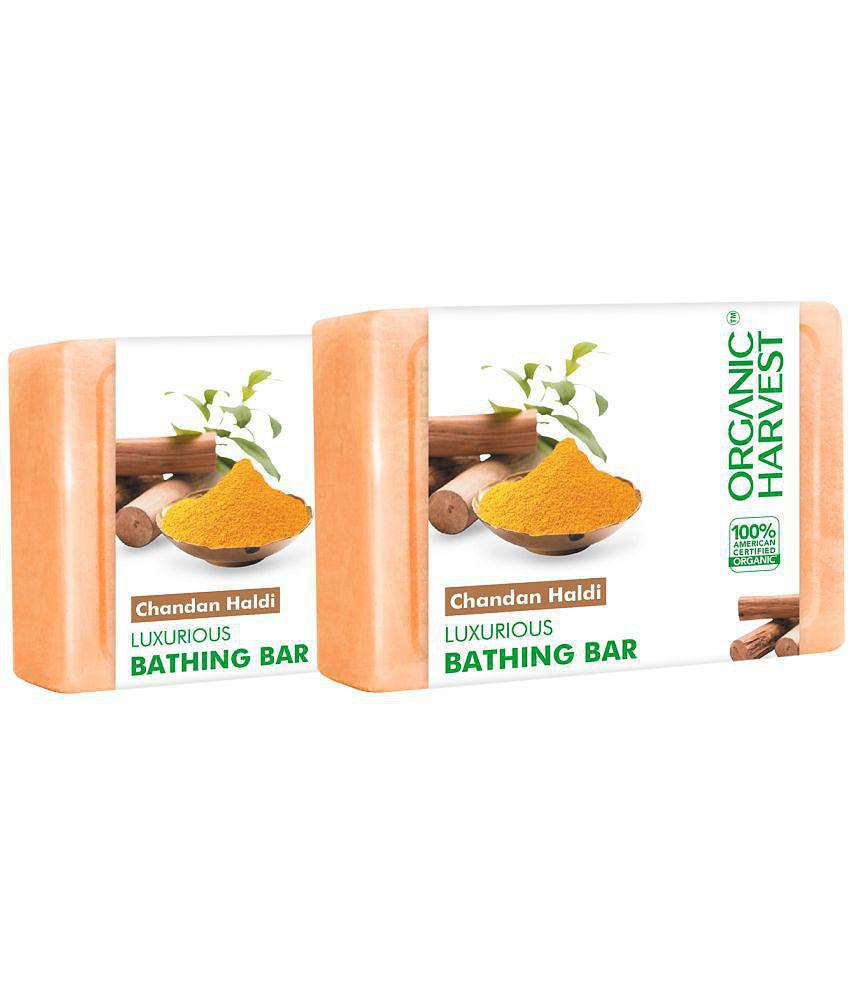 Organic Harvest - Moisturizing Bathing Bar for All Skin Type ( Pack of 2 )