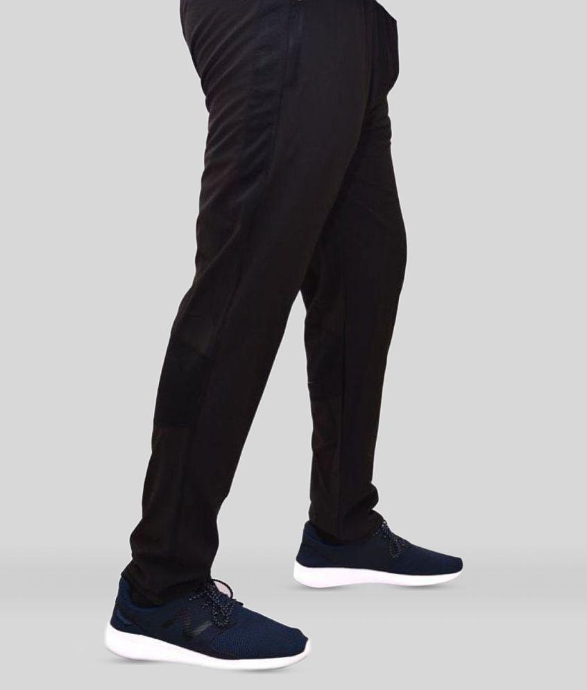 RANBOLT - Black Polyester Men's Trackpants ( Pack of 1 ) - 2XL