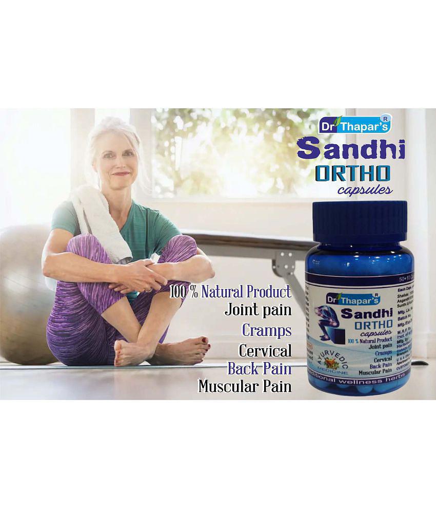 Dr. Thapar's SANDHI ORTHO non STERIOD Ay. 50+10 FREE Capsule 500 mg