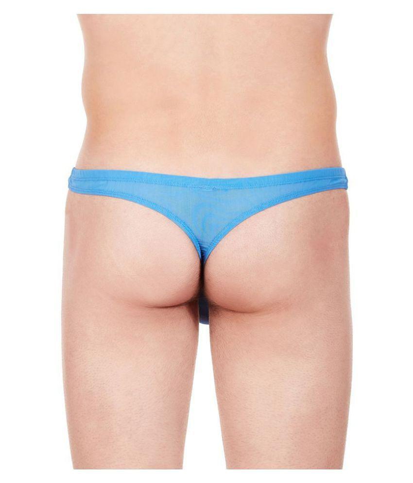 Luxurious Men La Intimo Nylon Mens Thongs ( Blue ) - M 2025 at ShopCircuit | ONDC