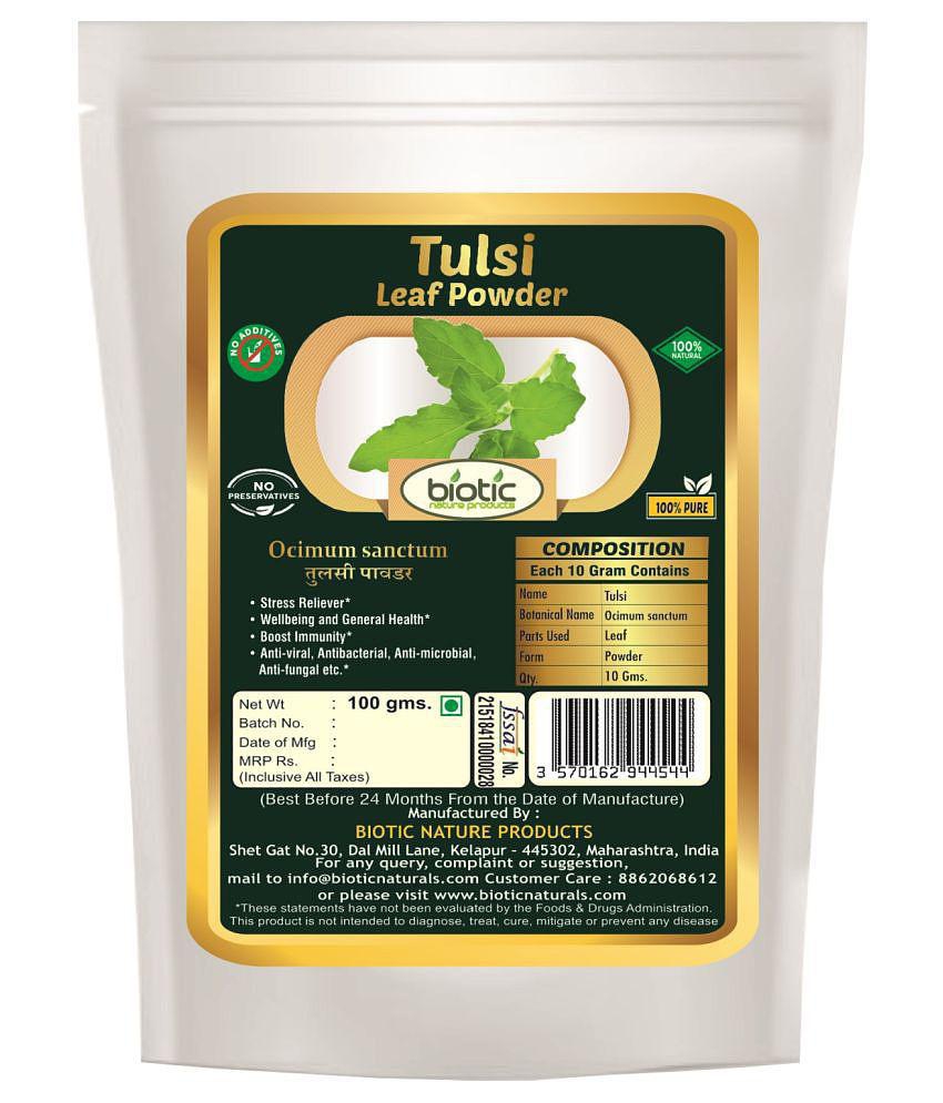 Biotic Lemon Peel, Neem Leaf, Aloevera & Tulsi Leaf Powder 400 gm