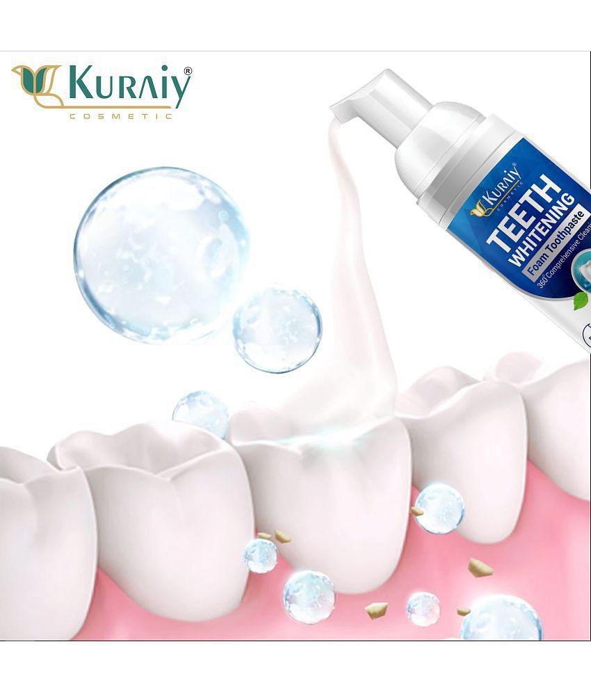 Kuraiy New Activated Carbon Tooth Whitening Powder Remove Stains Brighten Clean Teeth Dental Tools