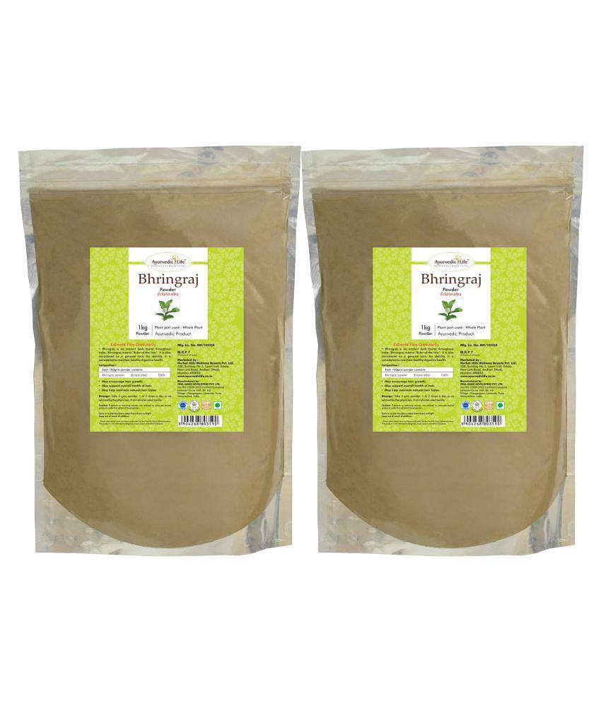 Ayurvedic Life Bhringraj Powder 1 kg Pack of 2