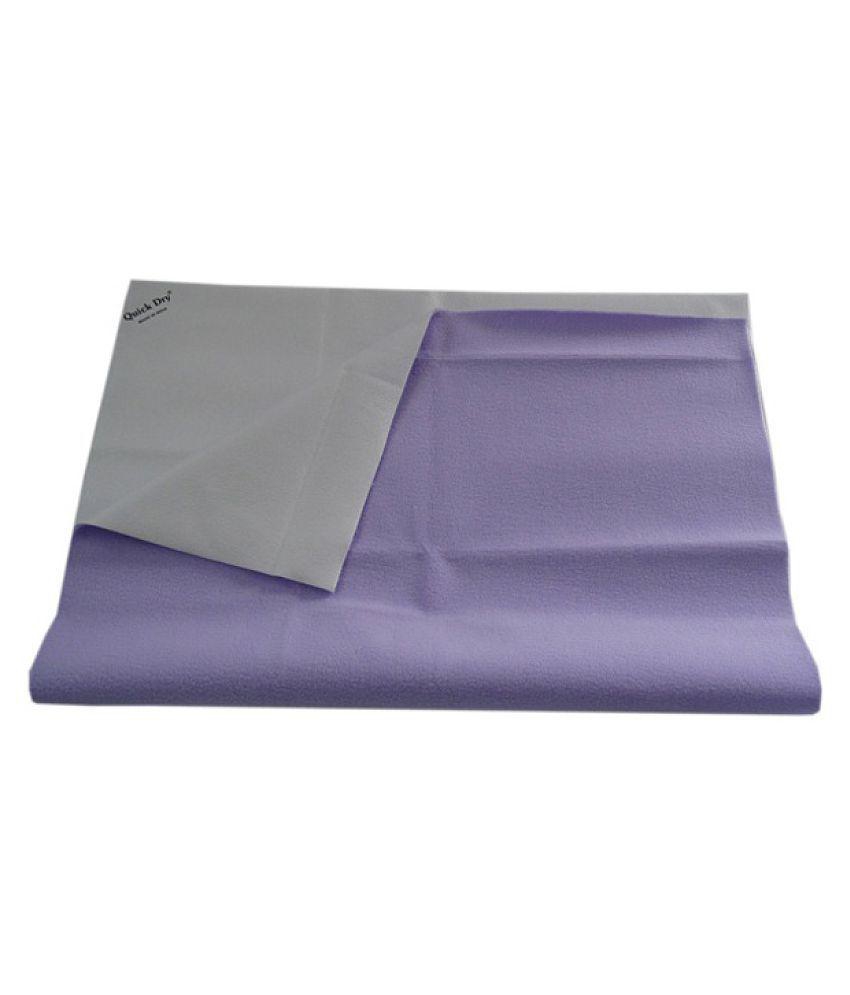 Quick Dry Plain Waterproof sheet Single Bed Liliac Rubber Sheet