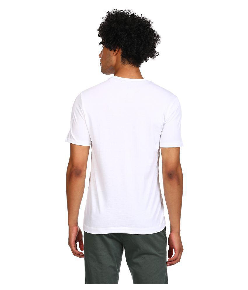 Colt Cotton White Printed T-Shirt Single Pack - None