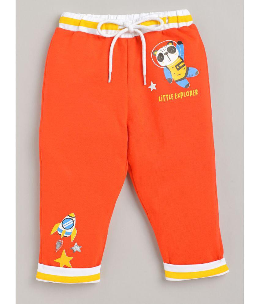 Buy Online Kothari Hosiery Factory Pvt. Ltd. SWEETIE PIE - Orange Cotton Trackpant For Baby Boy ( Pack of 1 ) - None