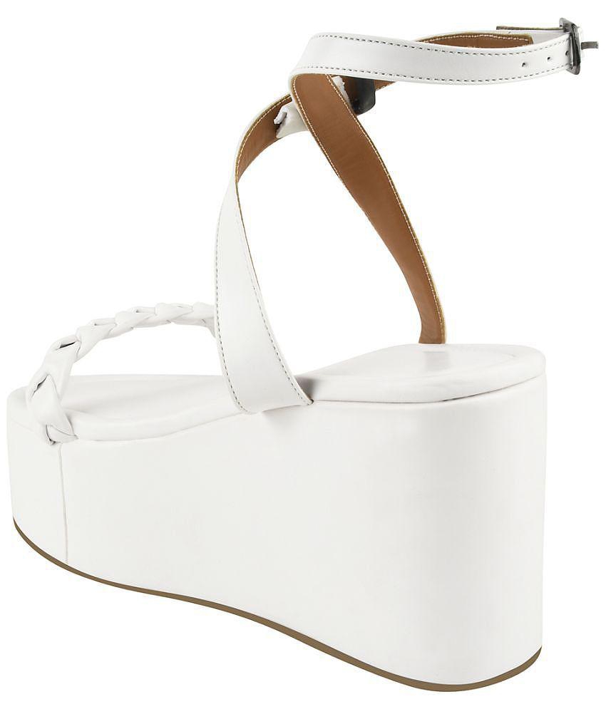 Shoetopia - White Women''s Sandal Heels - None