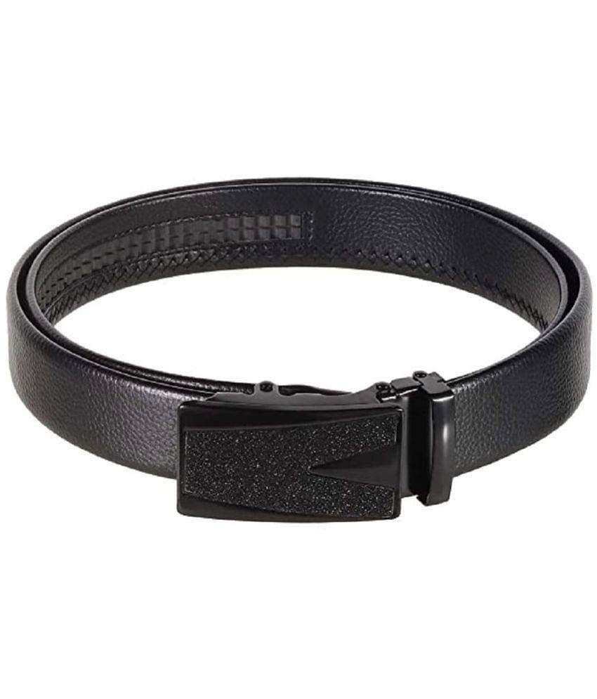 Buy Online Garg Store Zacharias - Black Leather Men's Casual Belt ( Pack of 1 ) - None