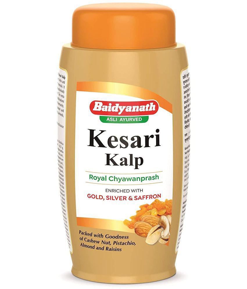 Baidyanath Kesari Kalp Royal Chyawanprash - Enriched with Gold, Silver & Saffron, 1.5 kg (Combo of 1 kg & 500 gm)