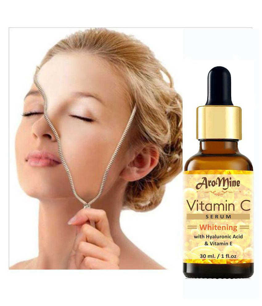 Aromine Vitamin C Face Serum For Skin Brightening, Skin Toning & Anti Ageing Face Serum 30 mL