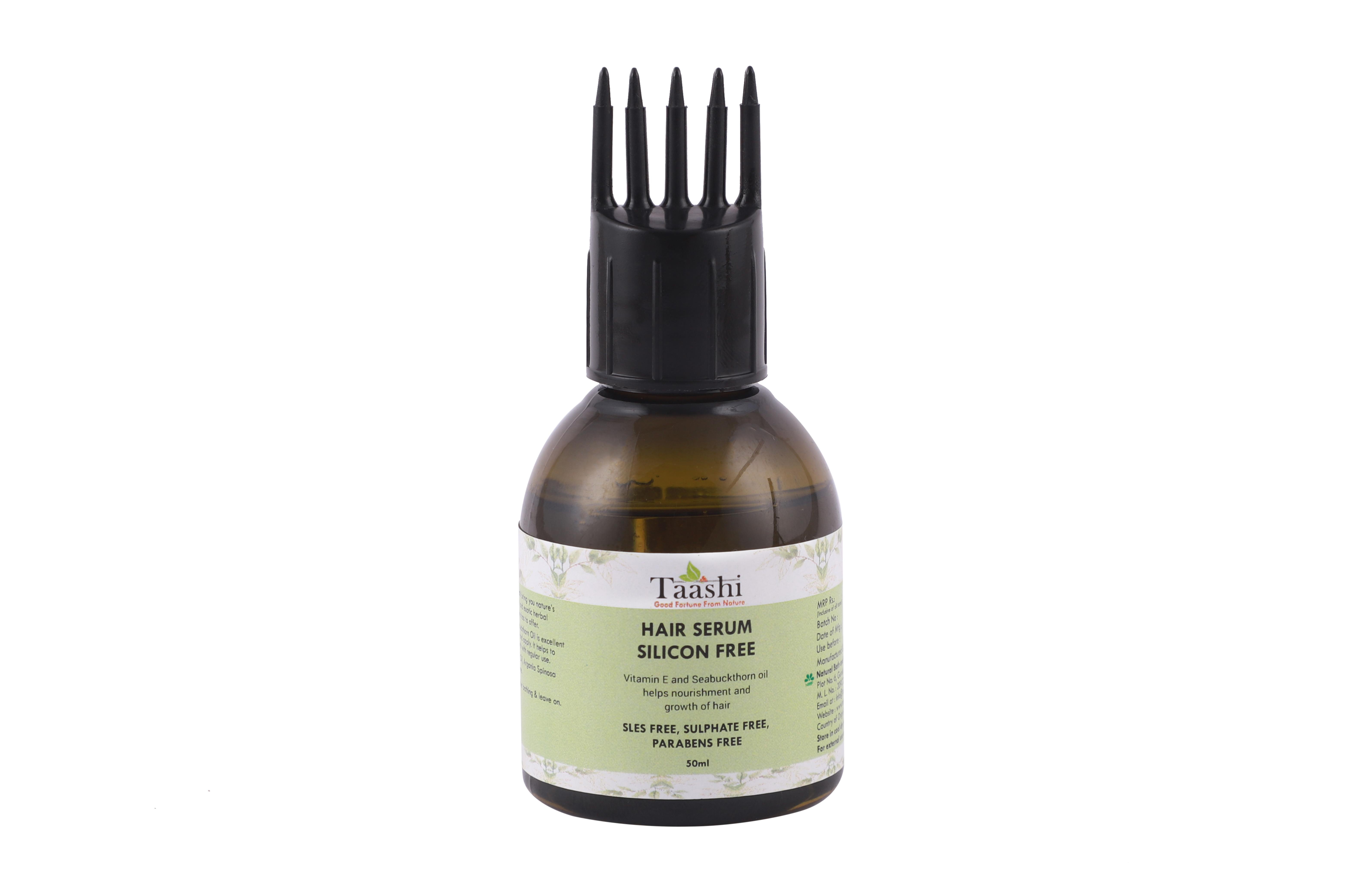 Taashi Hair Serum Silicon Free(50ml) for nourishment and growth of hair