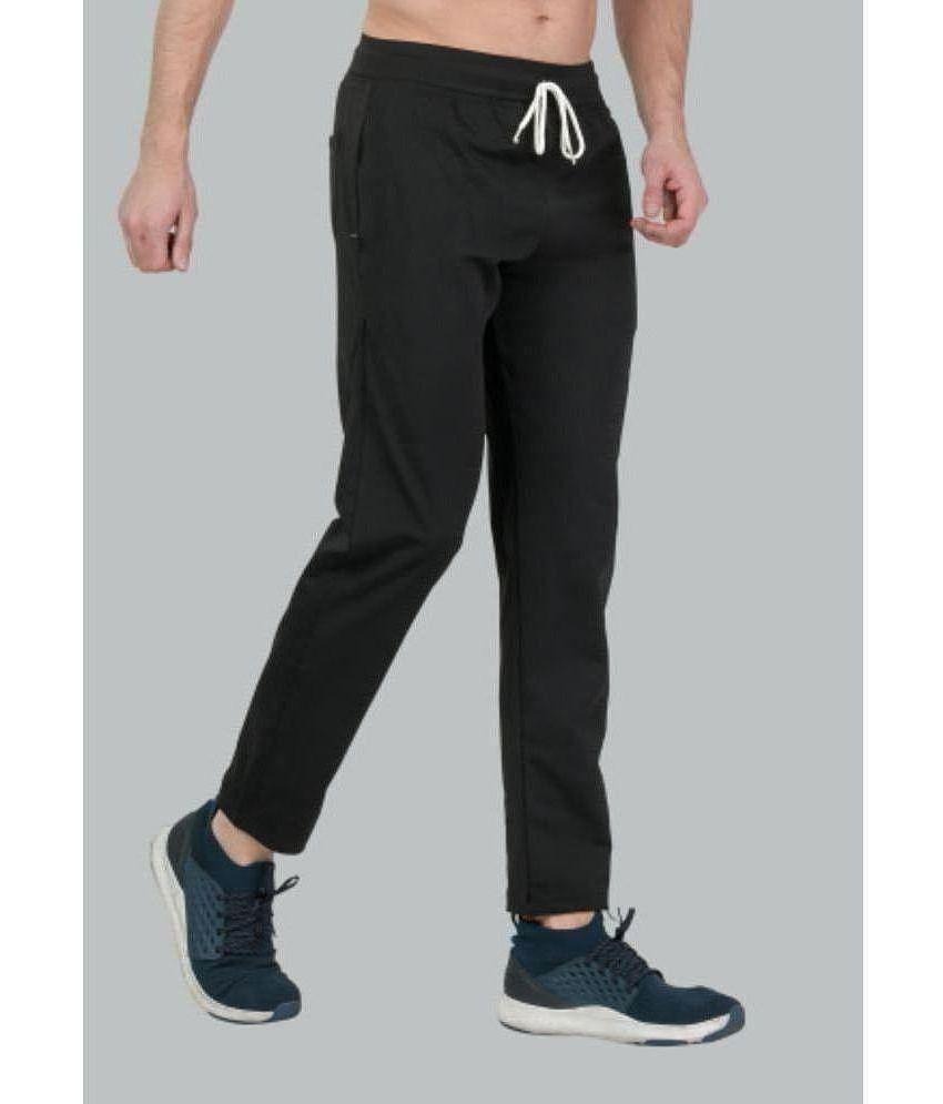 LEEBONEE - Black Polyester Men's Trackpants ( Pack of 1 ) - None