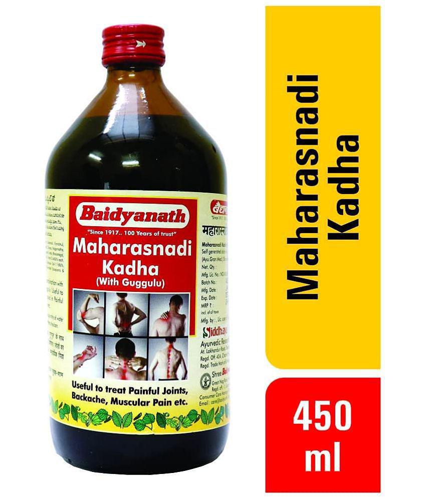 Baidyanath Maharasnadi Kadha with Guggulu Liquid 450 ml Pack of 1