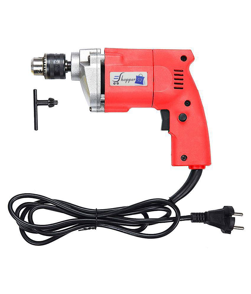 Shopper52 - DRLMCHN-NW 350W 10mm Corded Drill Machine