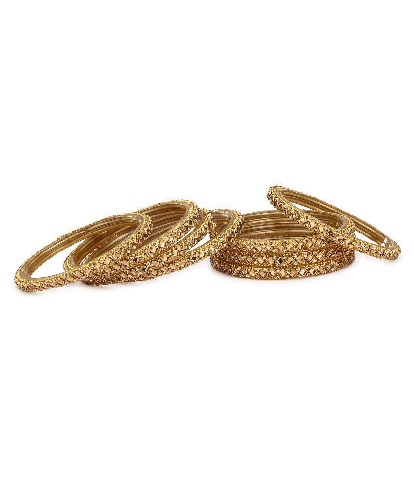 Affordable Men AFAST - Gold Bangle Set (Pack of 1) - None 2025 at ShopCircuit | ONDC