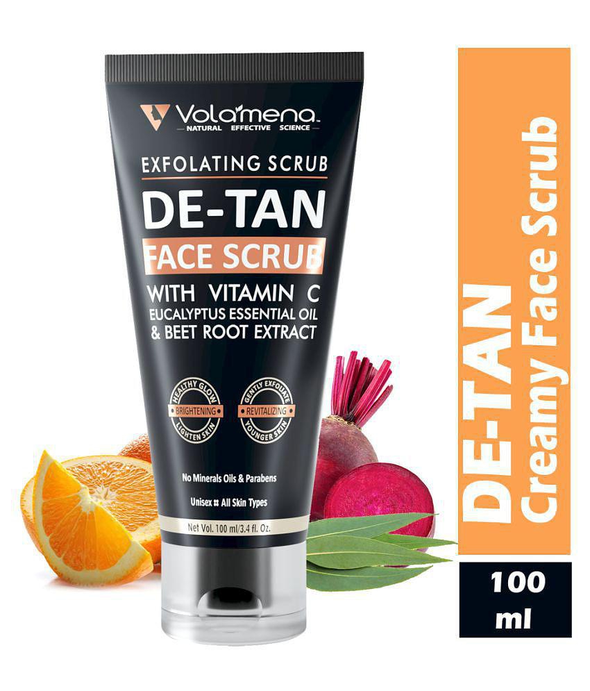 Volamena De tan Face Exfoliator Facial Scrub 100 ml