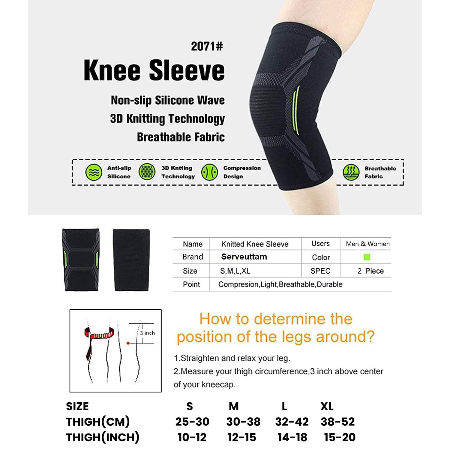 Leosportz Knee Support for Men (1Pair)