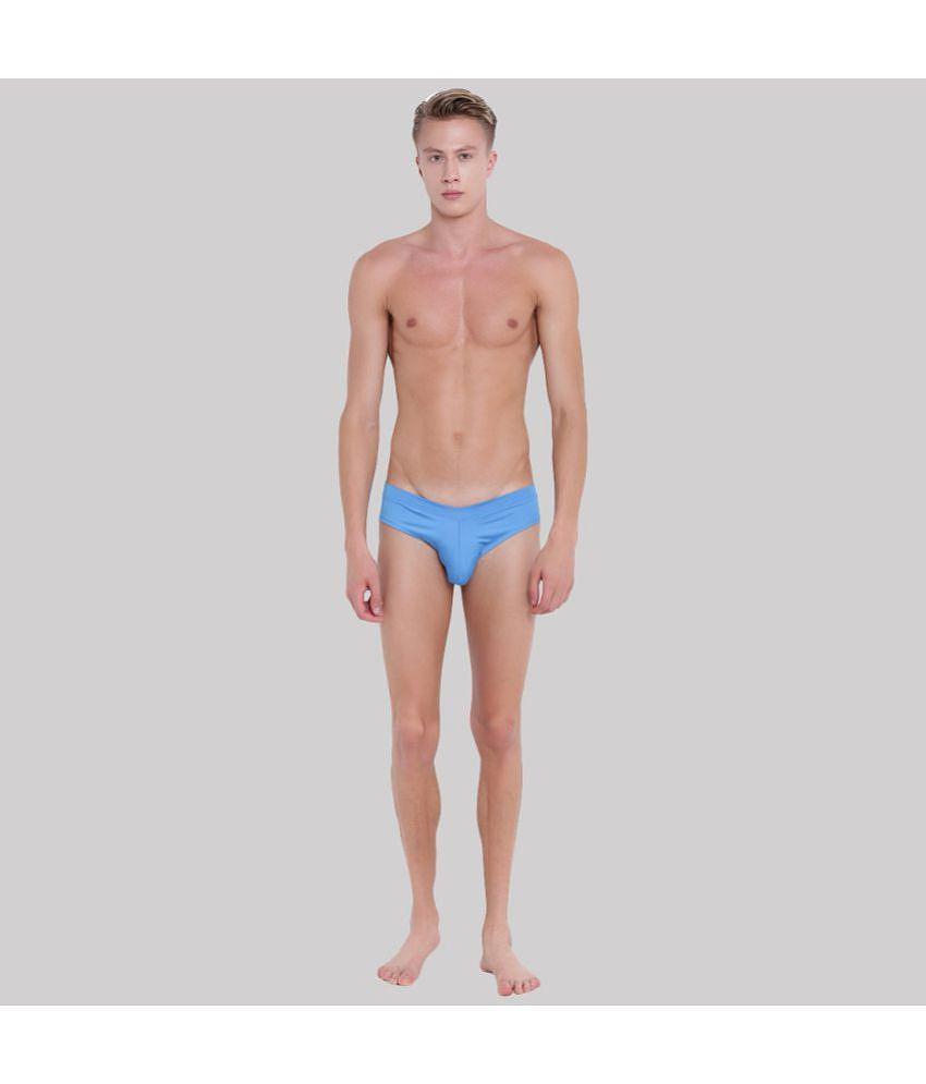 Elegant Men BASIICS By La Intimo - Blue BCSSS03 Polyester Mens Briefs ( Pack of 1 ) - None 2025 