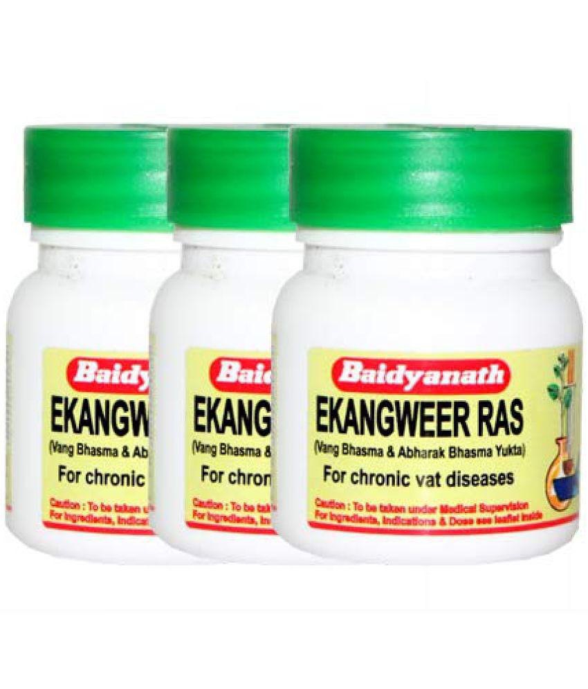 Baidyanath Ekangweer Ras I Pain Relief Tablet 40 no.s Pack of 3