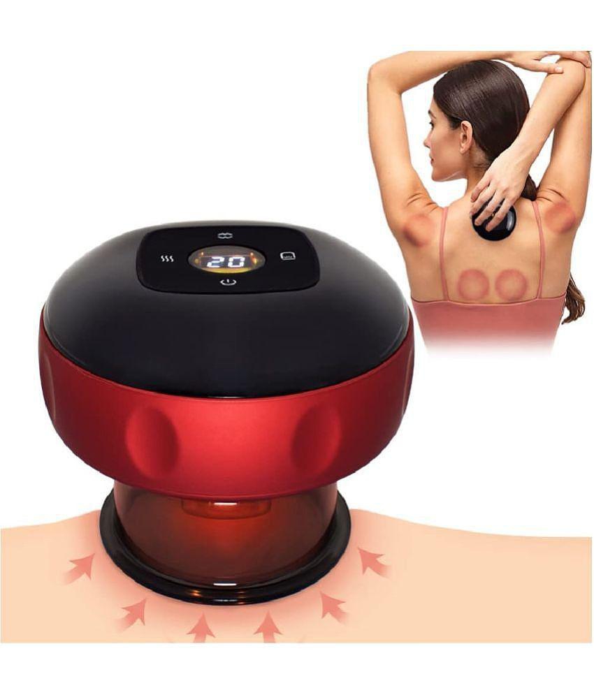 Gatih Electric Suction Cupping Tools Metal Polish Block Full Body Vacuum Suction Massager Heating Therapy 1 no.s