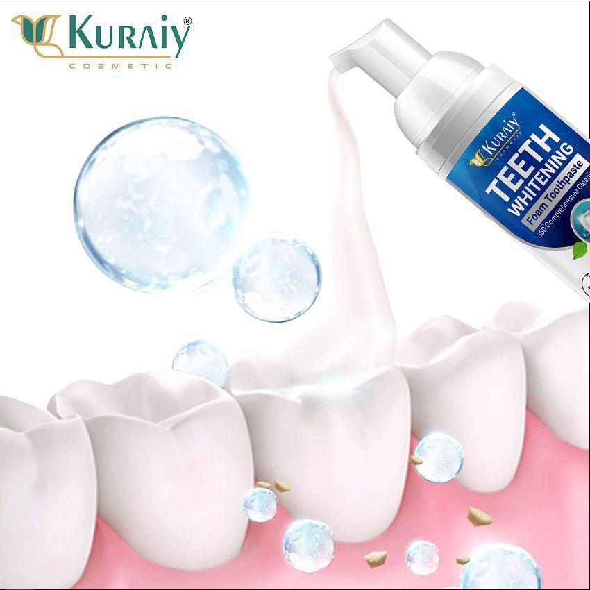 Kuraiy Teeth Whitening Powder Fresh Breath Oral Hygiene Dentally Tools Teeth Care