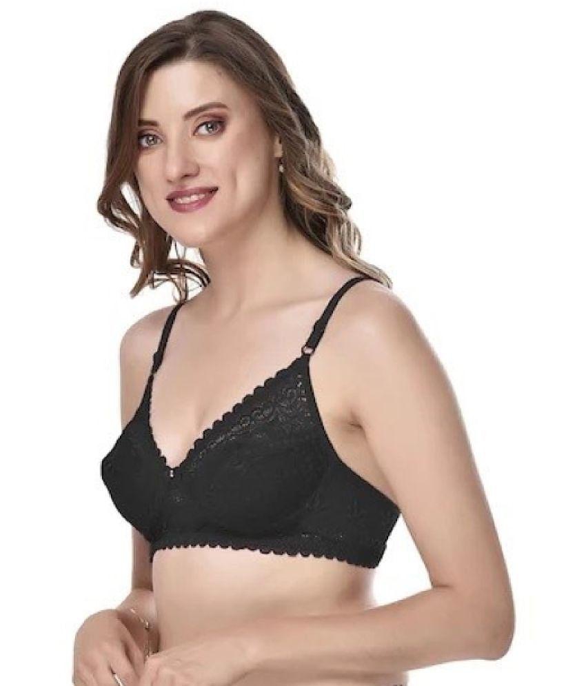 Trendy Men Kiran Enterprises Multicolor Net Non Padded Womens Everyday Bra ( Pack of 2 ) - None 