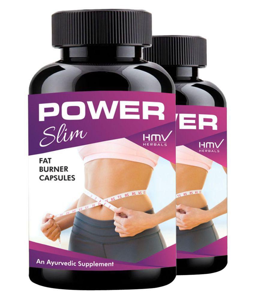 HMV Herbals Power Slim Fat Burner Herbal Capsule 60 no.s Pack Of 2