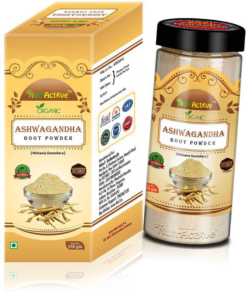 NutrActive Ashwagandha Powder 150 ml Vitamins Powder