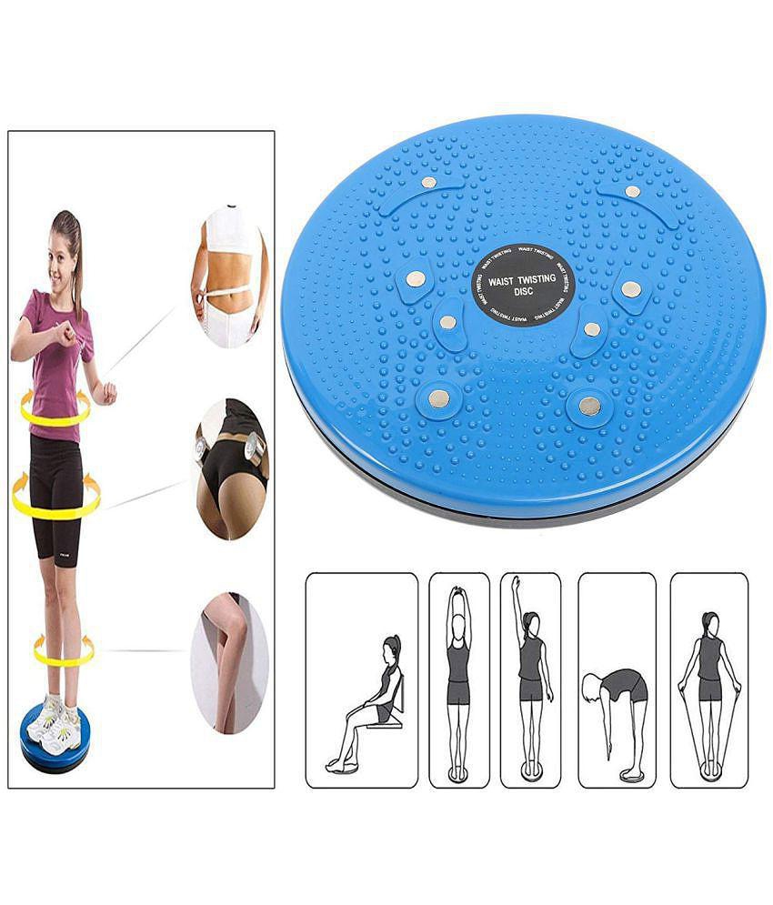 HORSE FIT Tummy Trimmer -Twister Combo Abs Exercise Fitness Equipment Home Gym for Men and Women - Multi Color