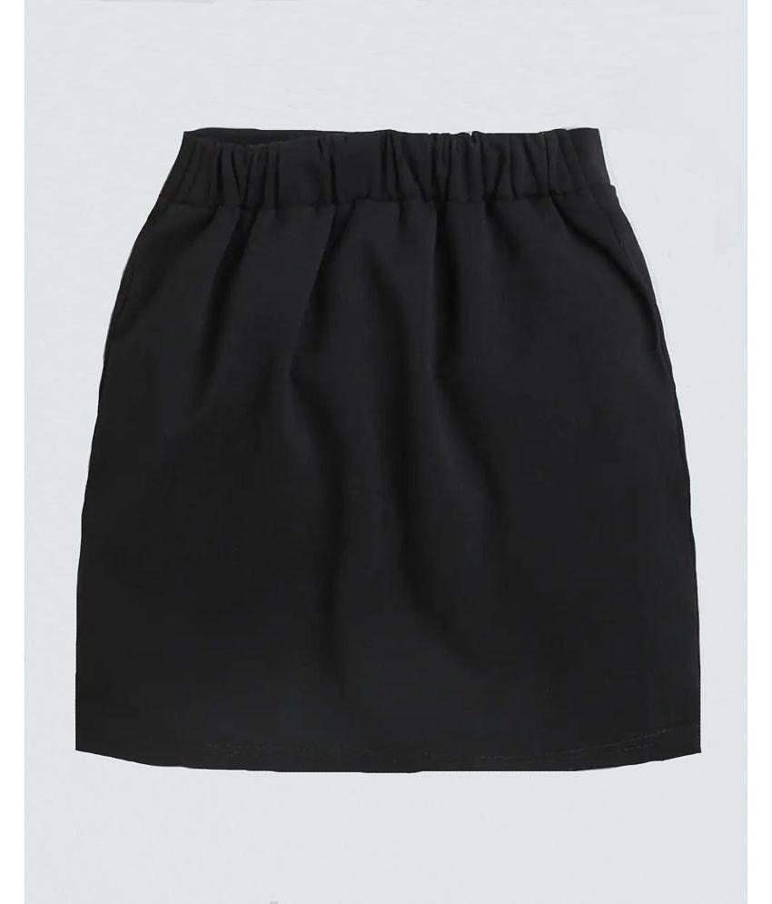 Modern Men Addyvero - Black Cotton Blend Girls Straight Skirt ( Pack of 1 ) - None 2025 at ShopC