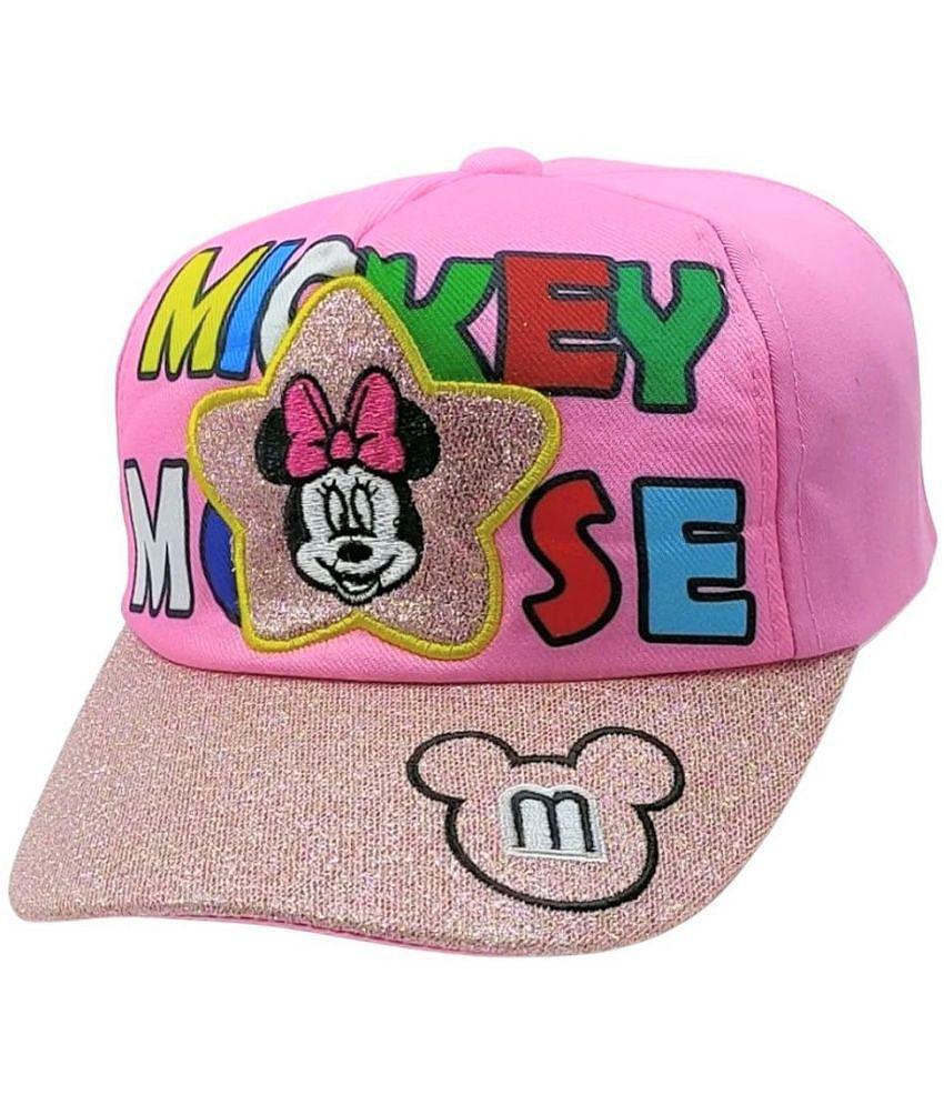 Exclusive Men Zacharias Girl's Kids Cotton Cap kc-10-Light-Pink- (Pack of 1) (1-4 Years) - None 