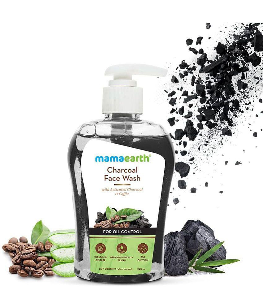 Mamaearth Charcoal Face Wash with Activated Charcoal & Coffee for Oil Control - 250ml