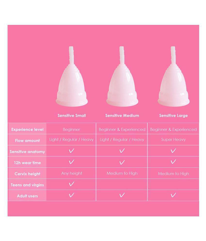 Namyaa Ultra Soft Medium 100% Medical Grade Silicone 1 Reusable Menstrual Cup Medium