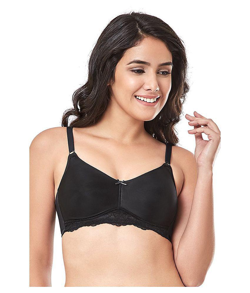 Everyde by Amante Polyamide Seamless Bra - Black Single - 34C