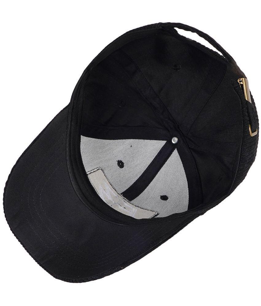 Trendy Men PENYAN Black Cotton Blend Mens Cap ( Pack of 1 ) - Black 2025 at ShopCircuit | ONDC
