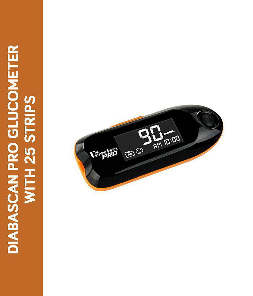 DiabaScan PRO Glucometer with 25 Strips TD-4235 Expiry March 2024