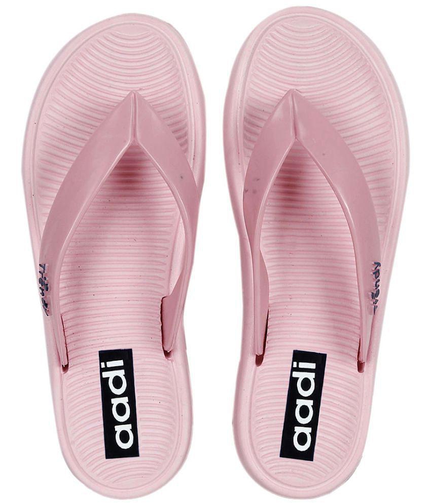 Aadi - Pink Womens Slipper - None