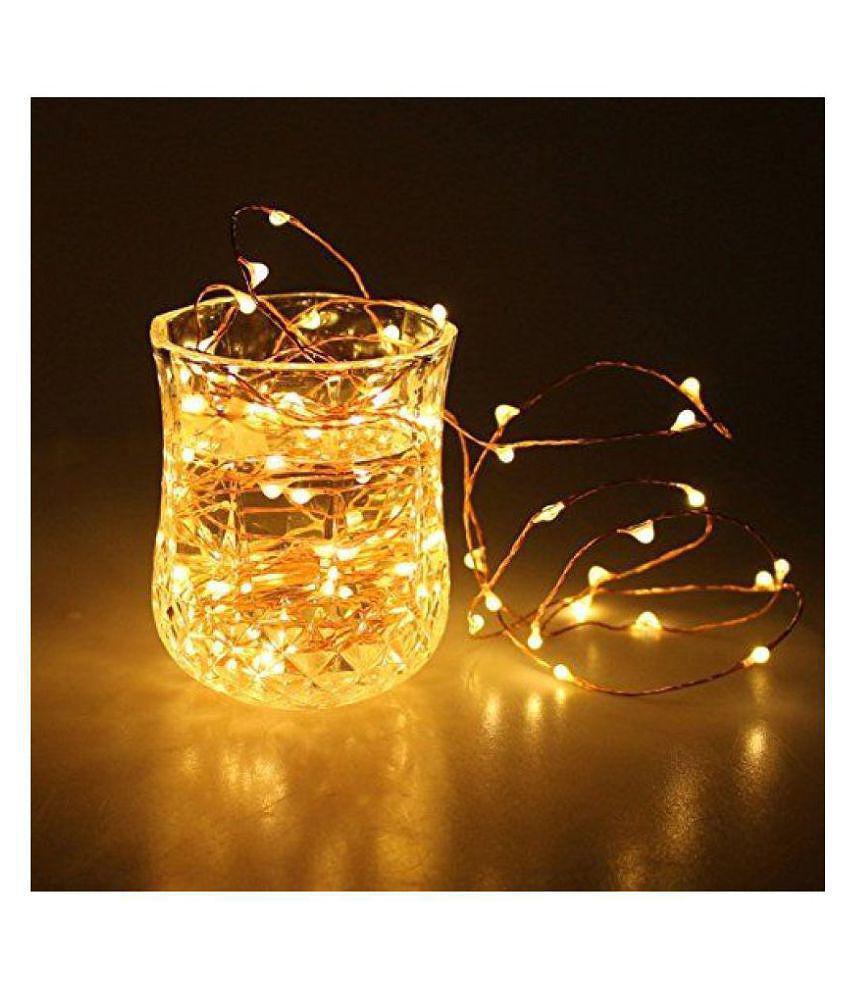 thrifkart Yellow LED String Light 3Mtr - Pack of 1