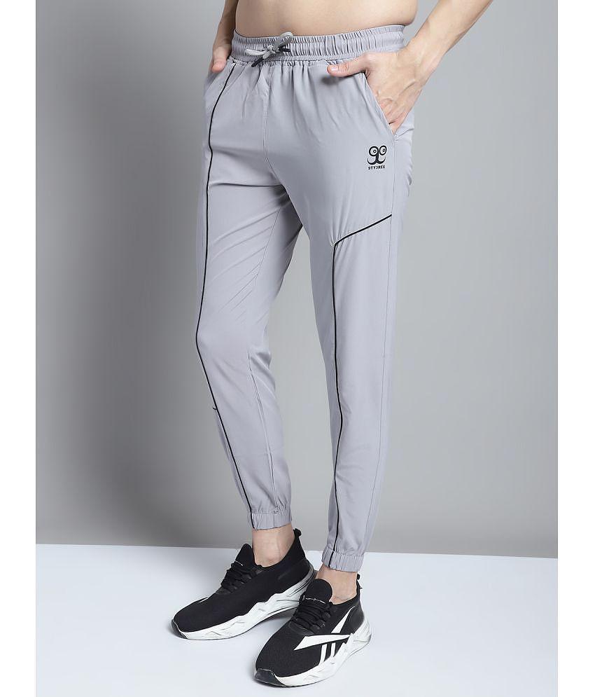 9TY3REE - Light Grey Polyester Men's Joggers ( Pack of 1 ) - None